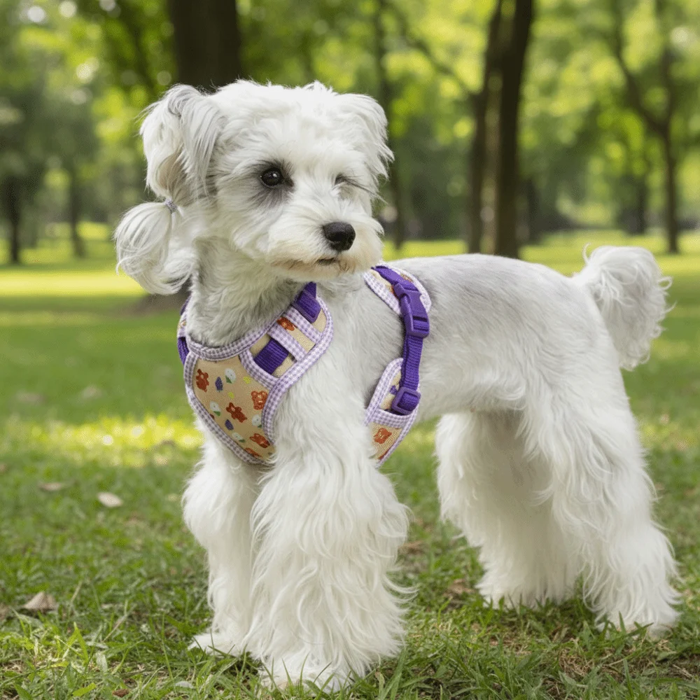 Adjustable Breathable Dog Harness and Leash Set