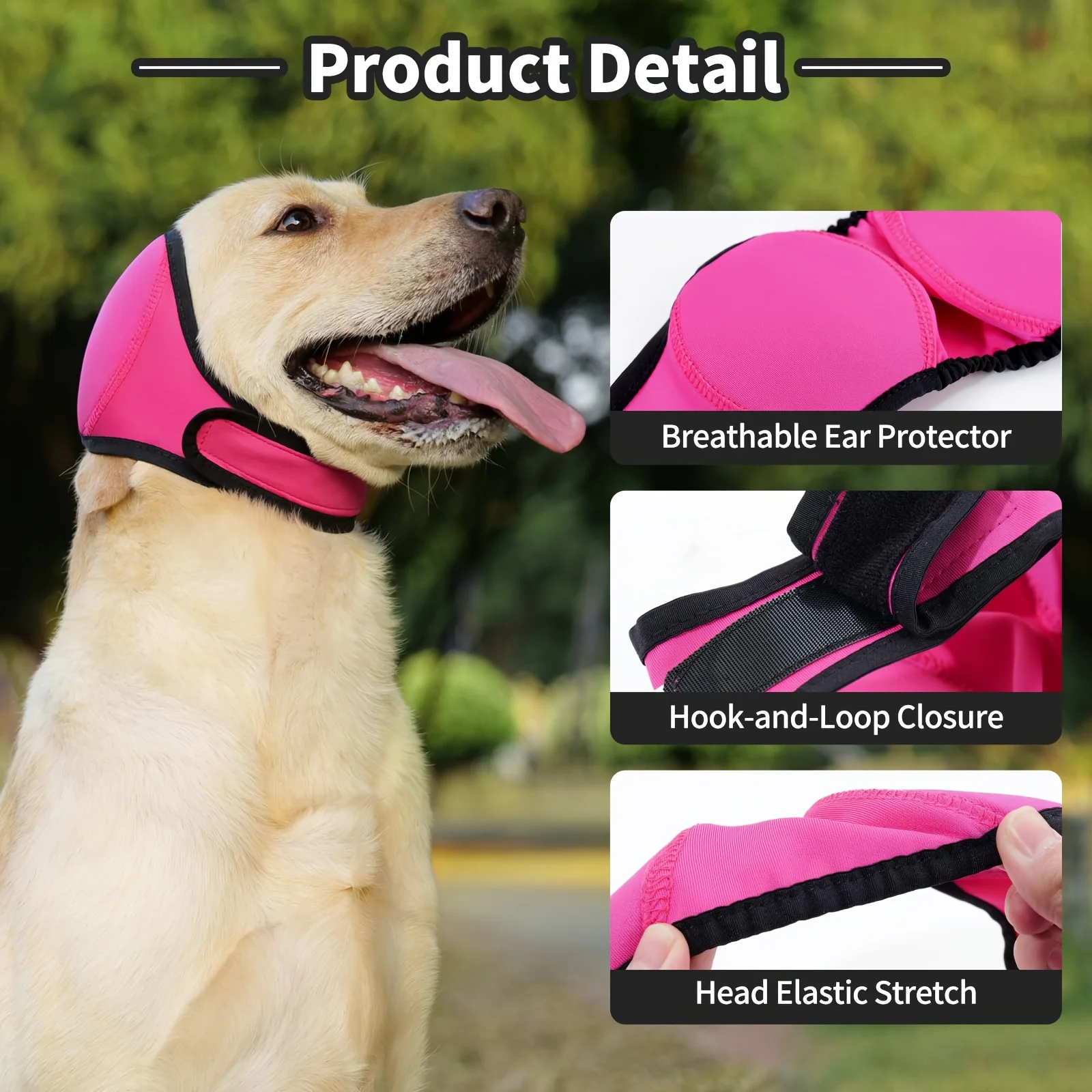 Adjustable Noise-Reducing Dog Ear Wrap