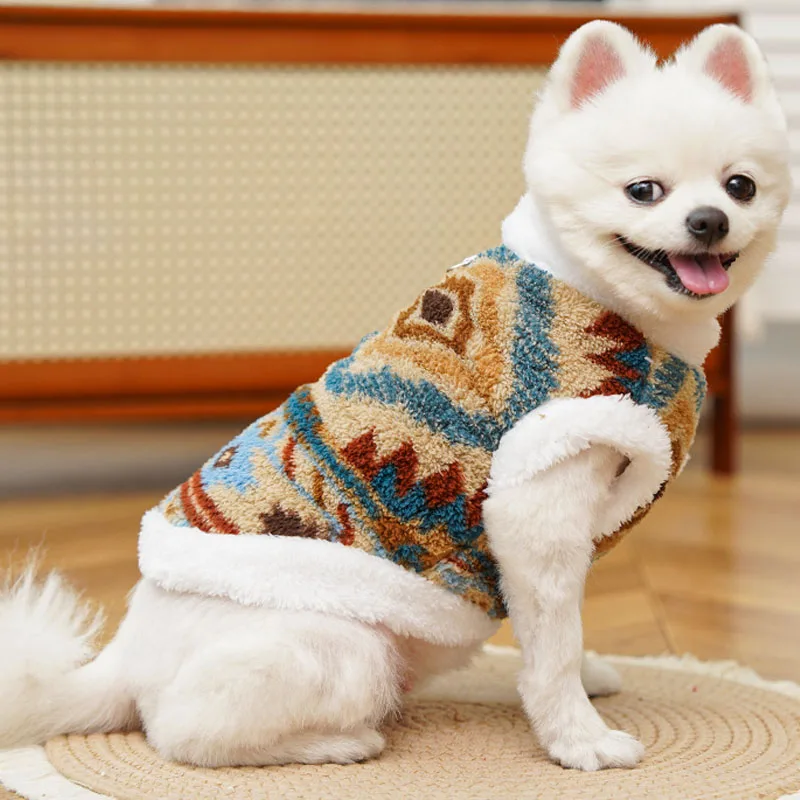 Fleece Dog Hoodie Pullover