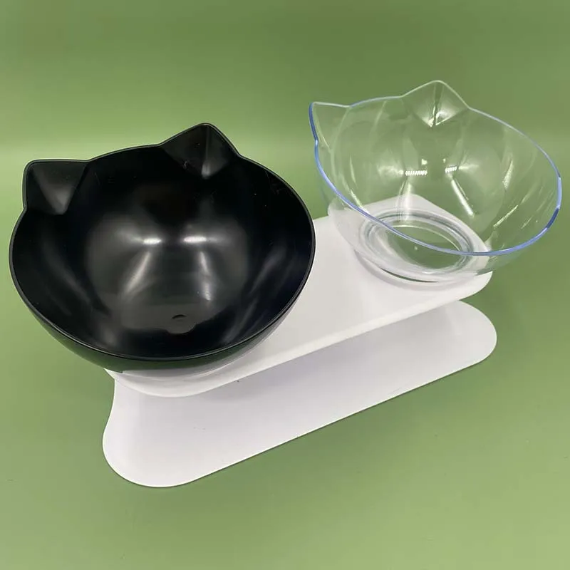 Non-Slip Double Pet Bowl with Stand