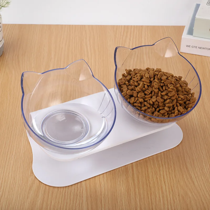 Non-Slip Double Pet Bowl with Stand