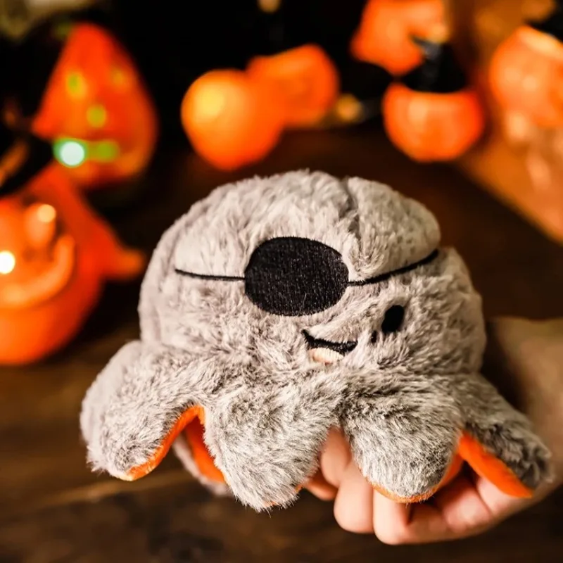 Halloween Reversible Octopus Squeaky Dog Toy