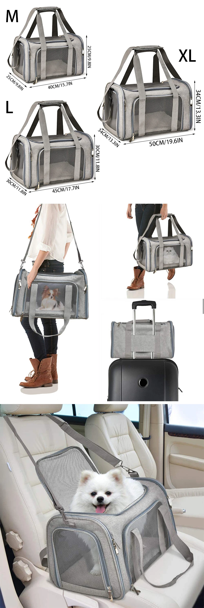 Airline-Approved Dog & Cat Carrier Backpack