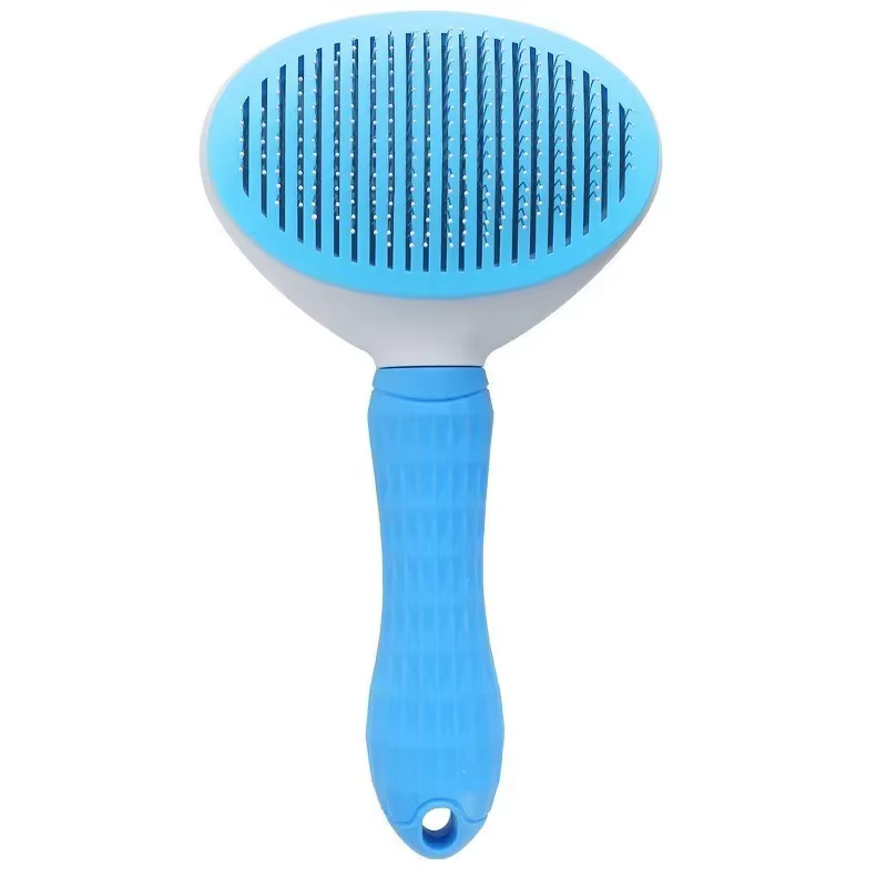 Self-Cleaning Pet Slicker Brush for Dogs & Cats