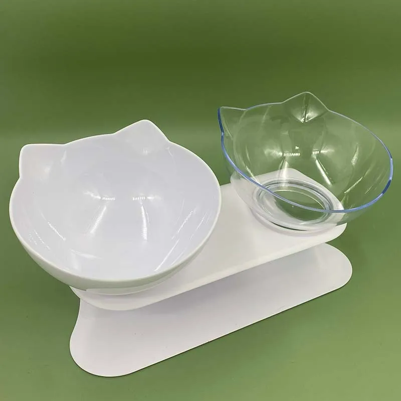Non-Slip Double Pet Bowl with Stand