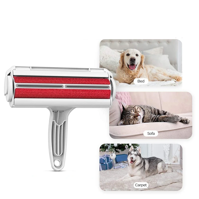 Reusable Pet Hair Remover Roller for Furniture & Clothing