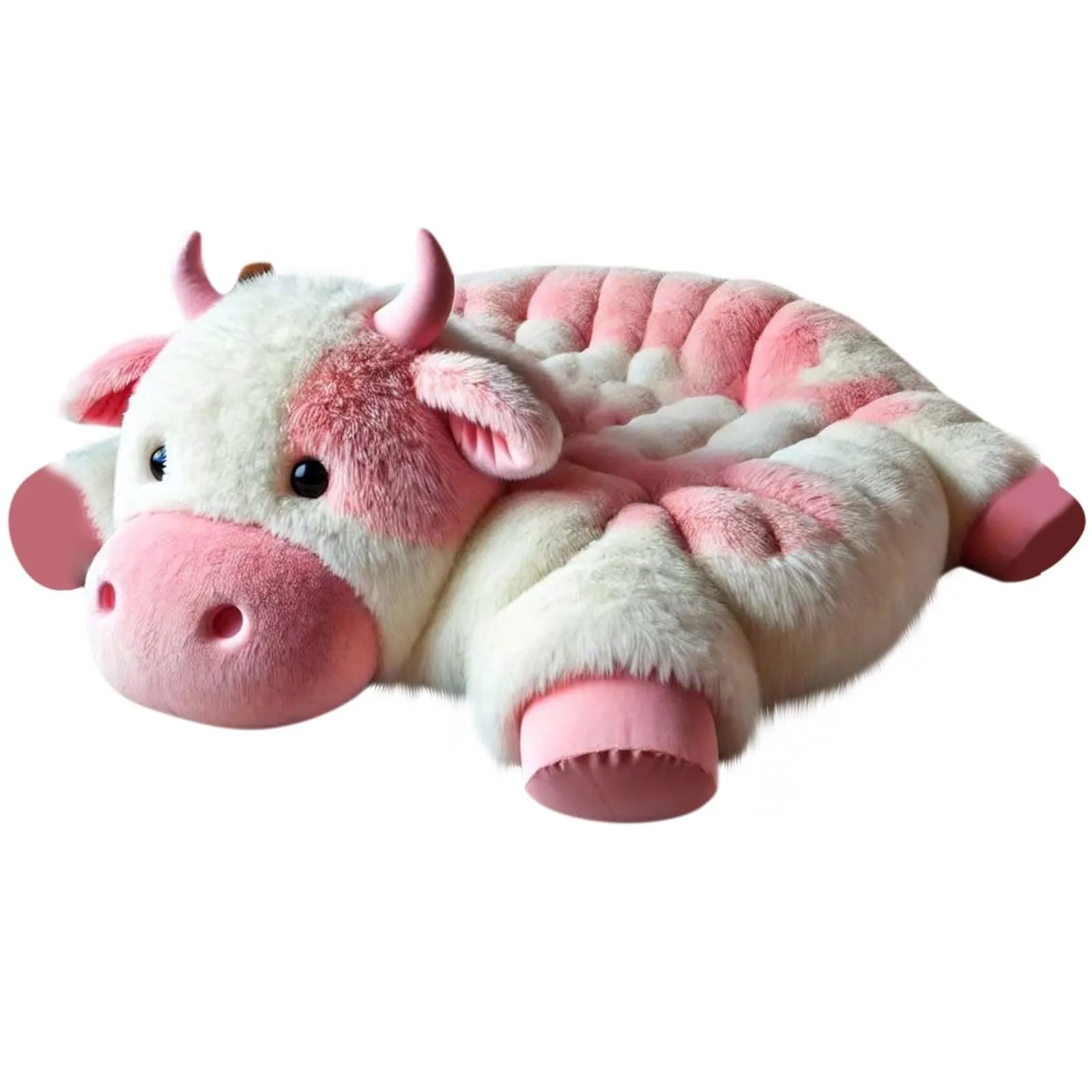 Cow Plush Pet Cushion and Seat Pillow