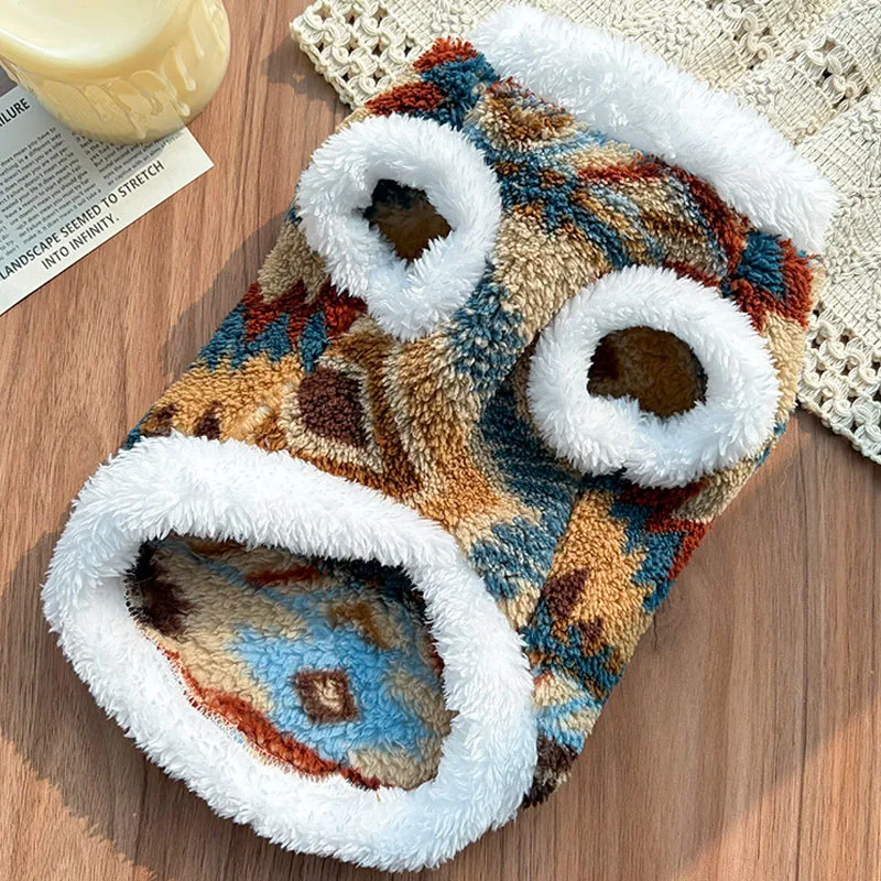 Fleece Dog Hoodie Pullover