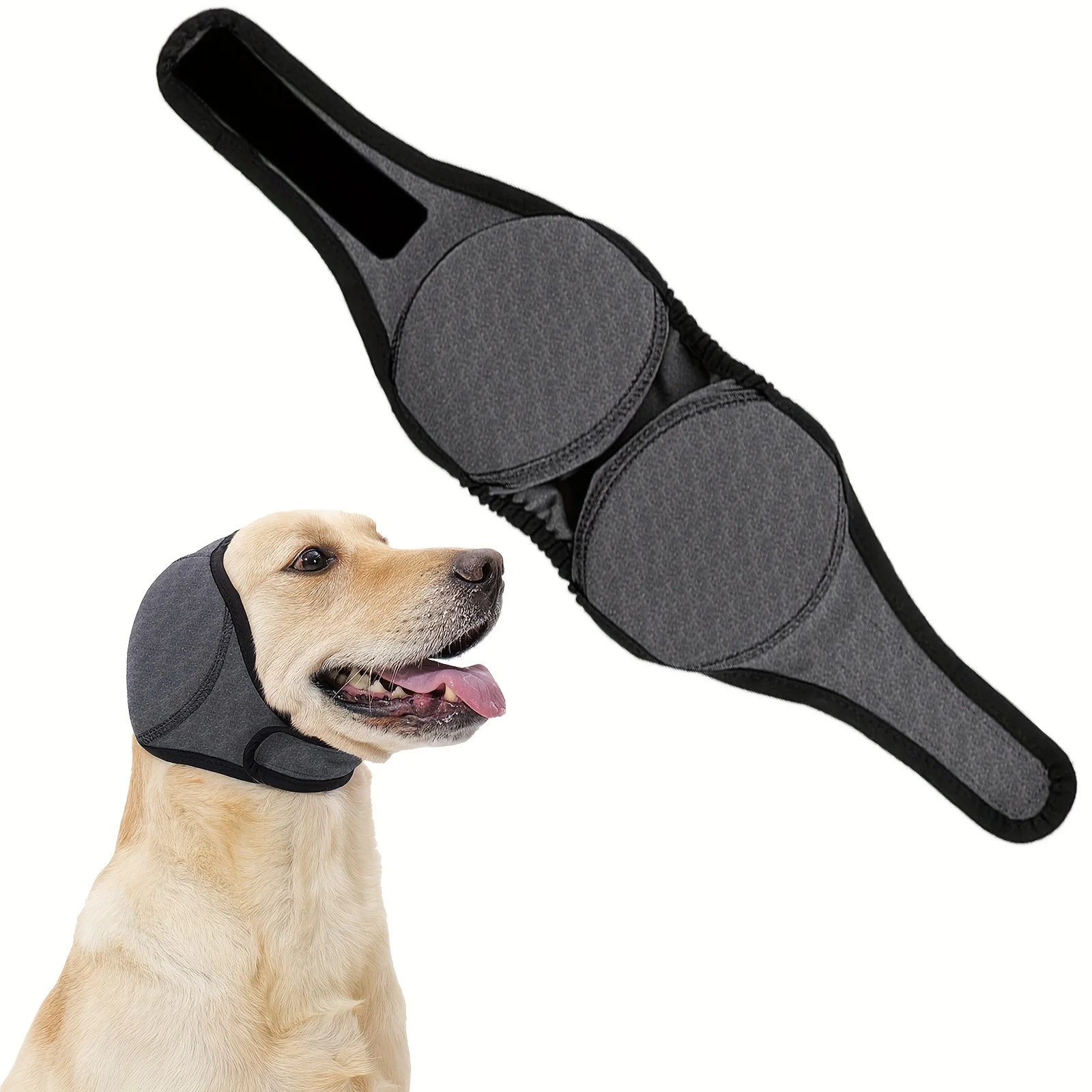 Adjustable Noise-Reducing Dog Ear Wrap