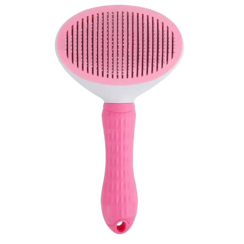 Self-Cleaning Pet Slicker Brush for Dogs & Cats