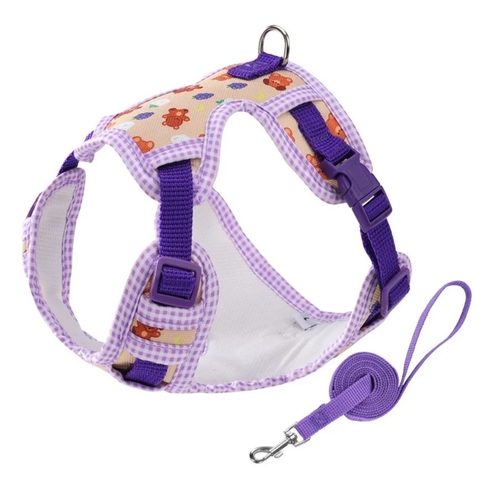 Adjustable Breathable Dog Harness and Leash Set