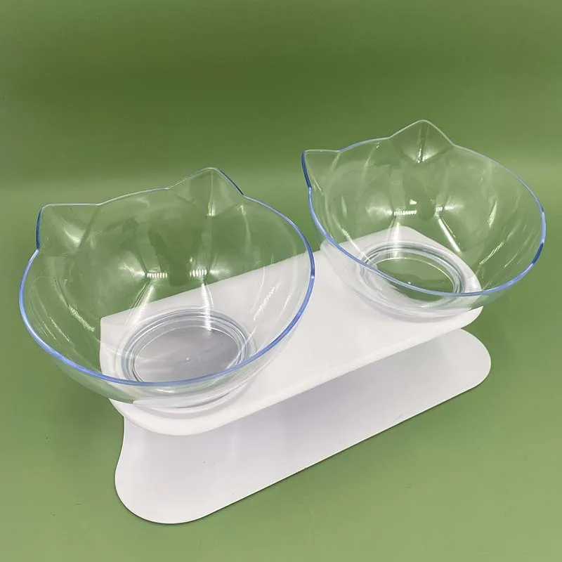 Non-Slip Double Pet Bowl with Stand