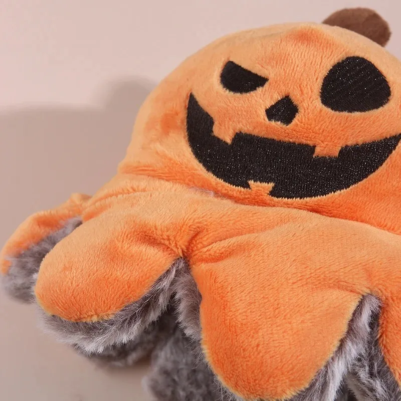 Halloween Reversible Octopus Squeaky Dog Toy