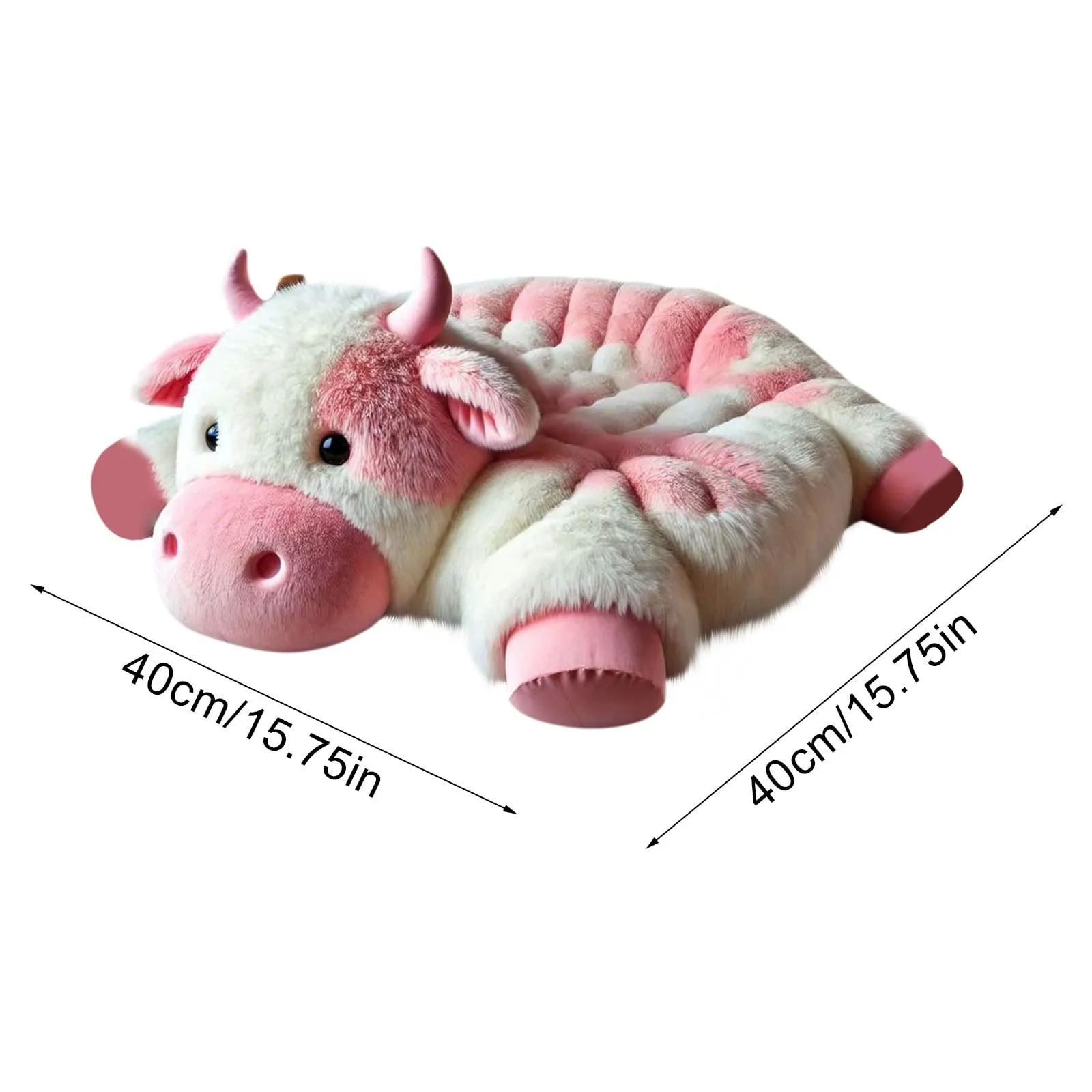 Cow Plush Pet Cushion and Seat Pillow