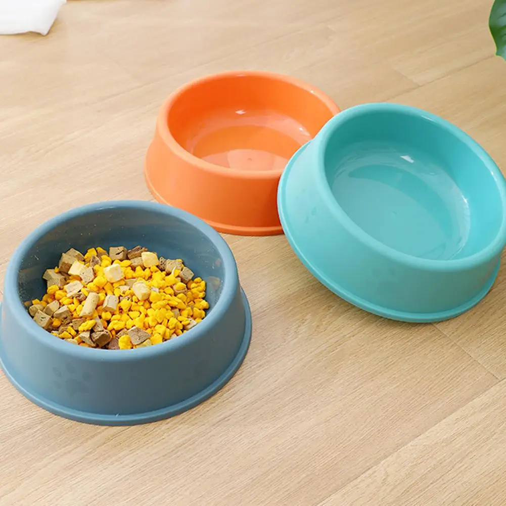 Lightweight Plastic Pet Feeding Bowl