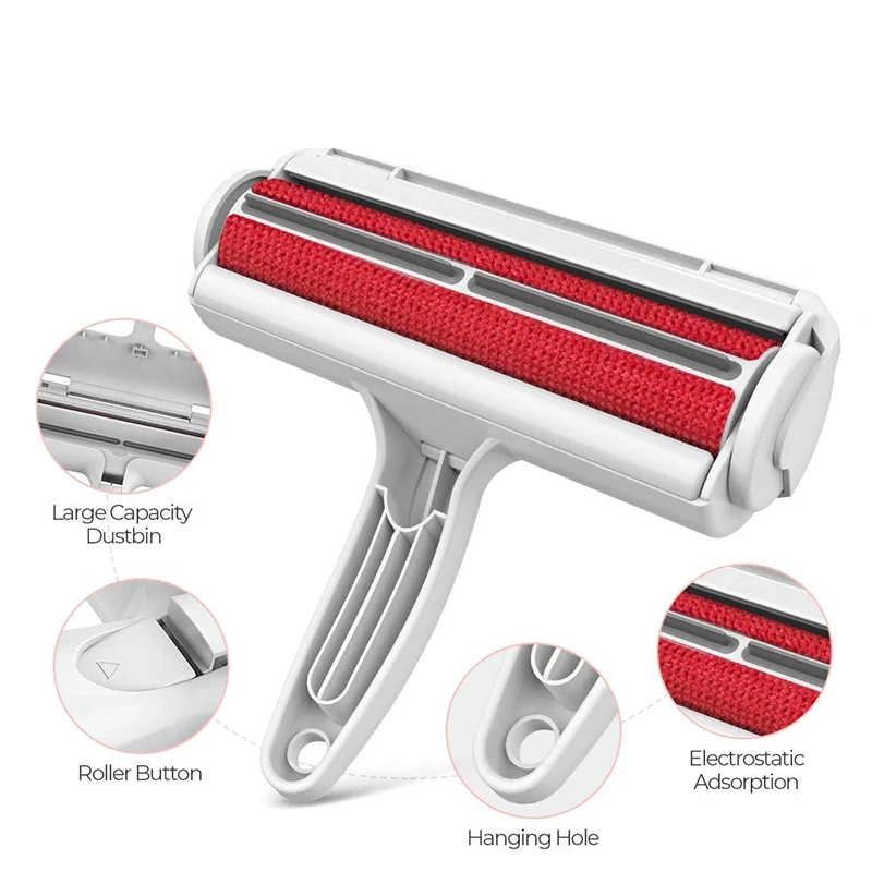 Reusable Pet Hair Remover Roller for Furniture & Clothing